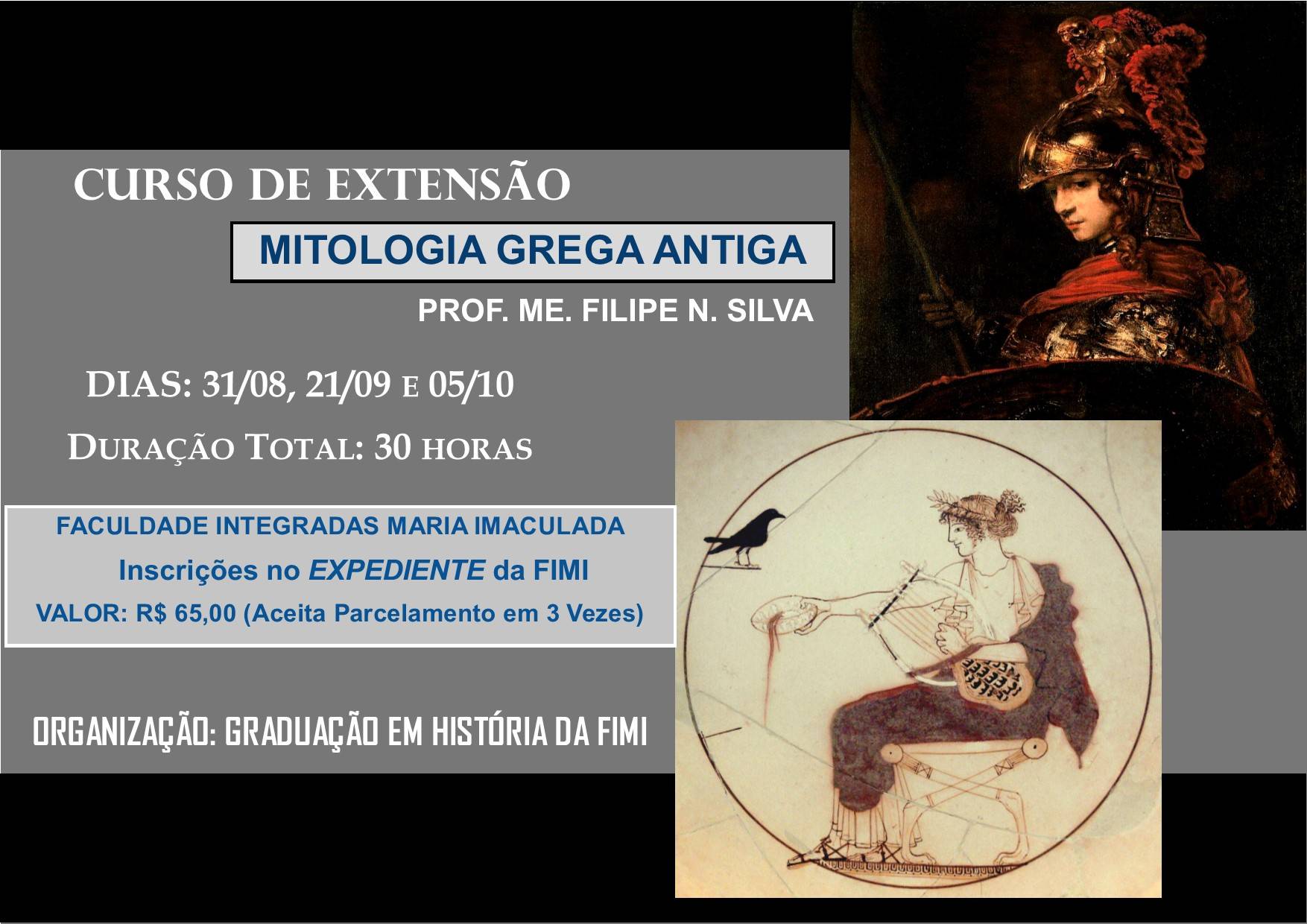 Fimi realiza curso de extensão em Mitologia Grega